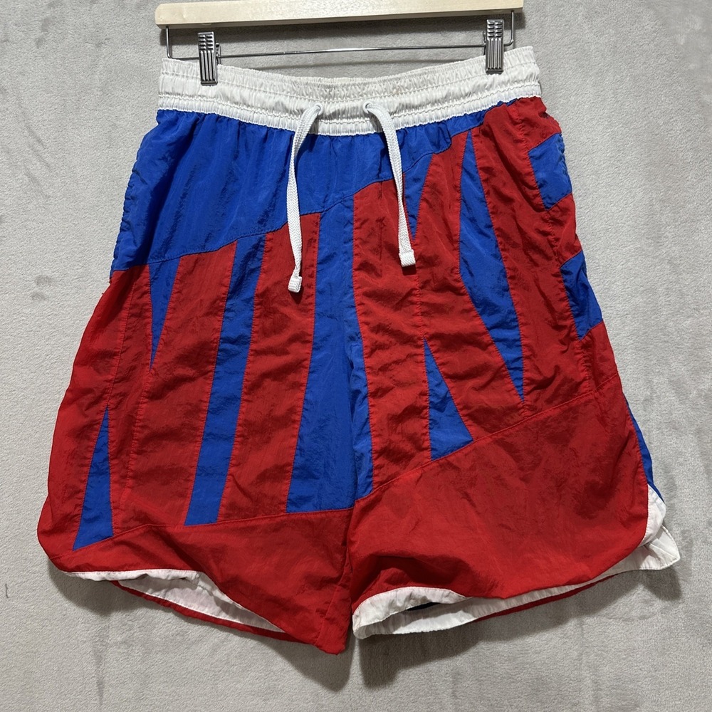 Nike SPORTSWEAR THROWBACK BASKETBALL SHORTS BLUE/RED/WHITE AT3165-482 Size L
